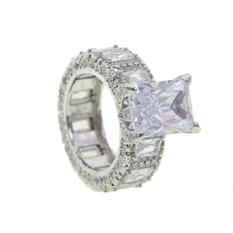 Square Baguette engagement ring