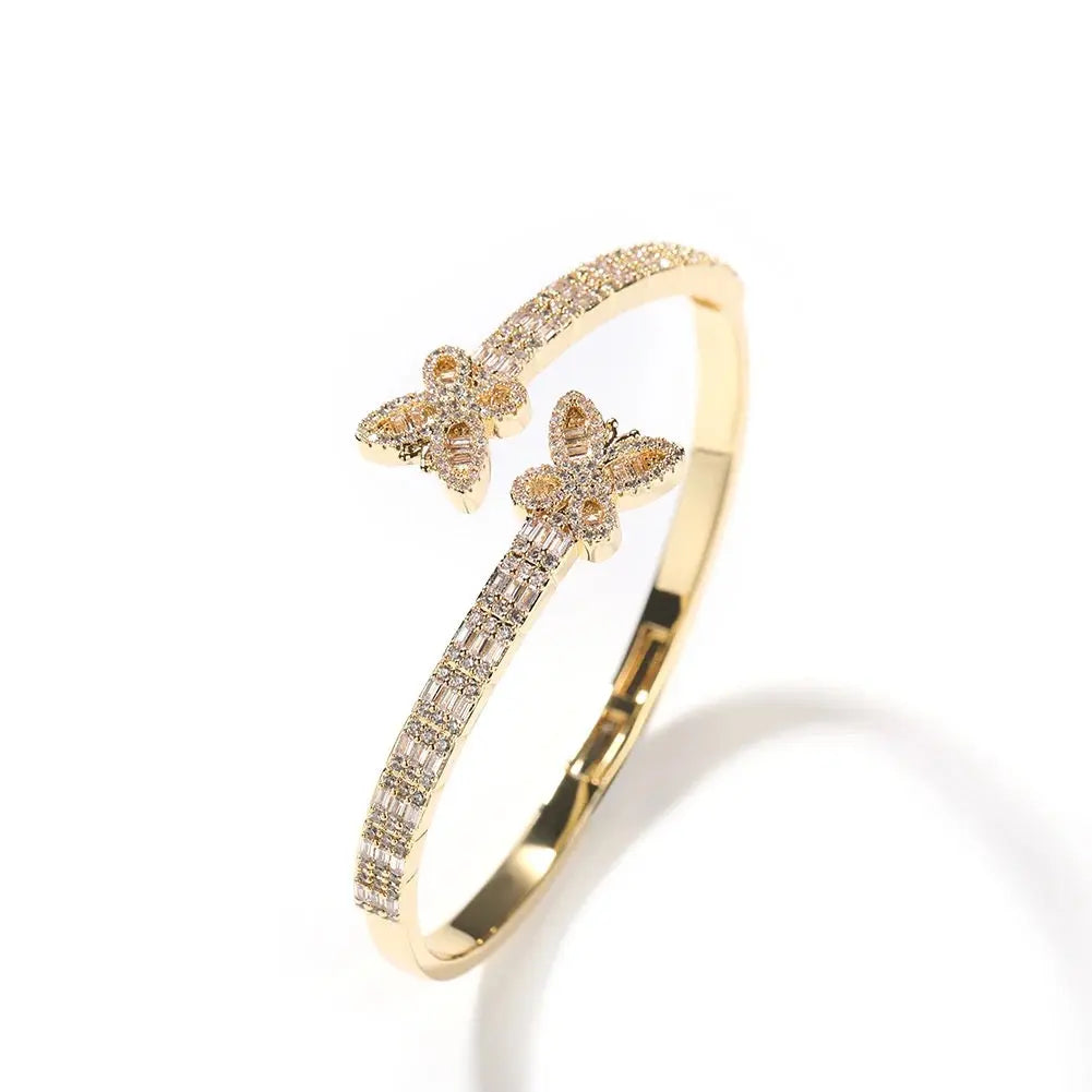 Baguette butterfly bracelet - BizaarFashionCrush