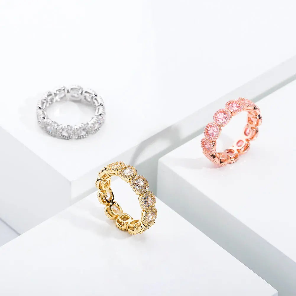 Baguette eternity band ring - BizaarFashionCrush