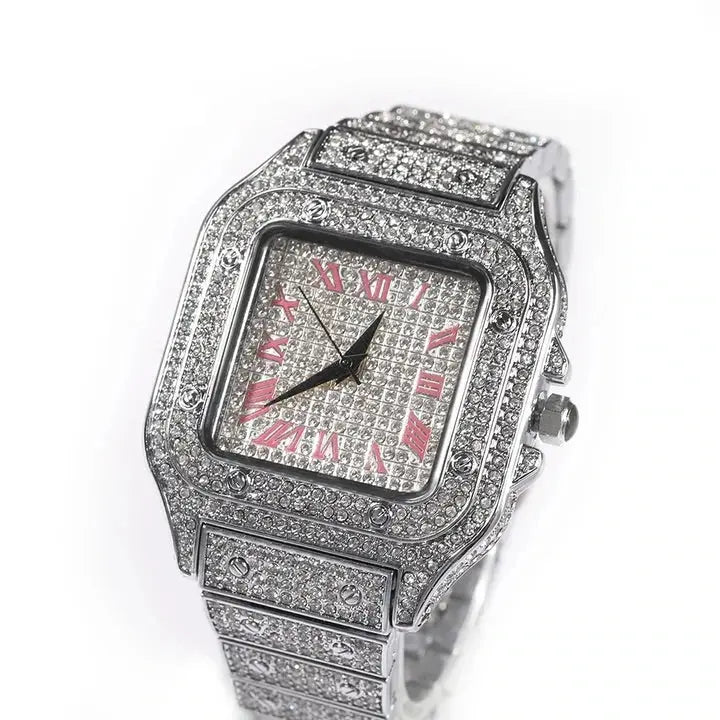 Diamanté luxury watch - BizaarFashionCrush