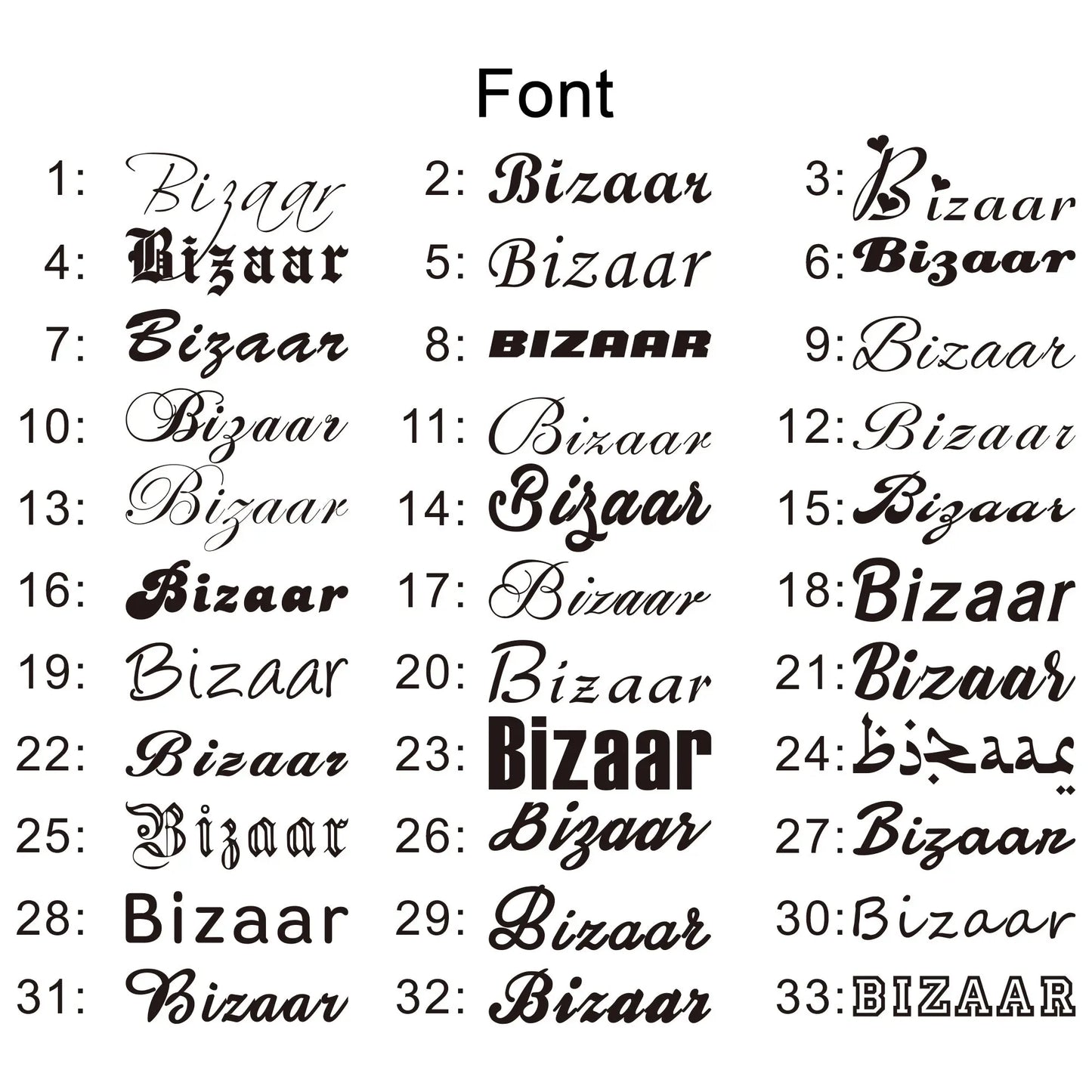 Name hoop earrings - BizaarFashionCrush