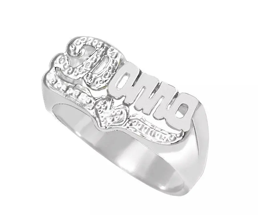 Personalized name ring - BizaarFashionCrush