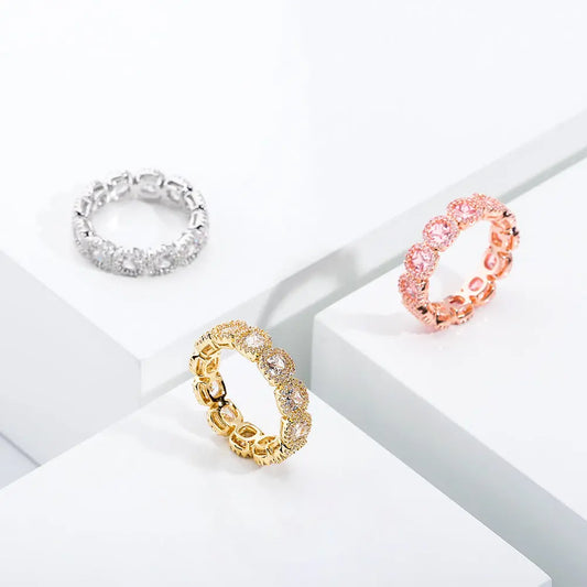 Baguette eternity band ring - BizaarFashionCrush