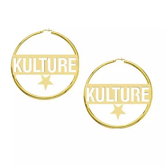 Custom bar name hoops - BizaarFashionCrush