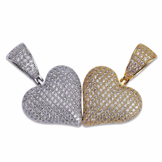 Dainty bling heart necklace - BizaarFashionCrush