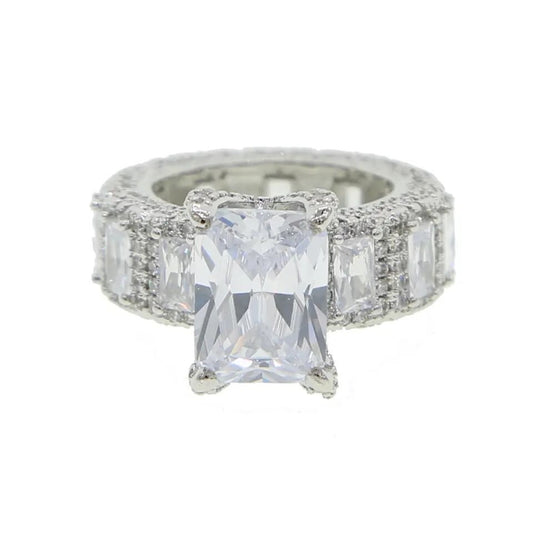 Square Baguette engagement ring