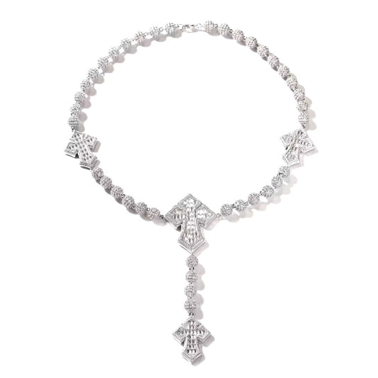 Beaded Cross necklace