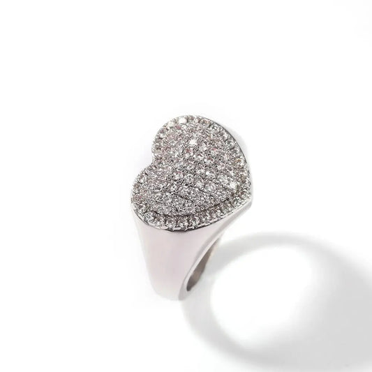 Layered heart ring - BizaarFashionCrush