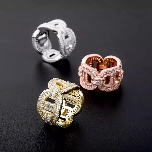 Link me Cuban ring - BizaarFashionCrush
