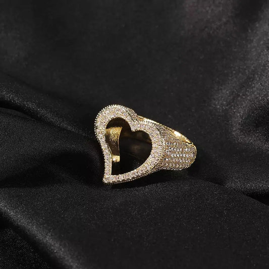 Open heart ring - BizaarFashionCrush