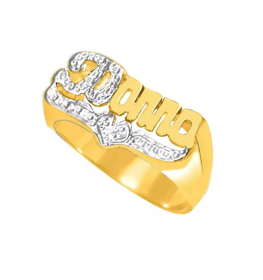 Personalized name ring - BizaarFashionCrush